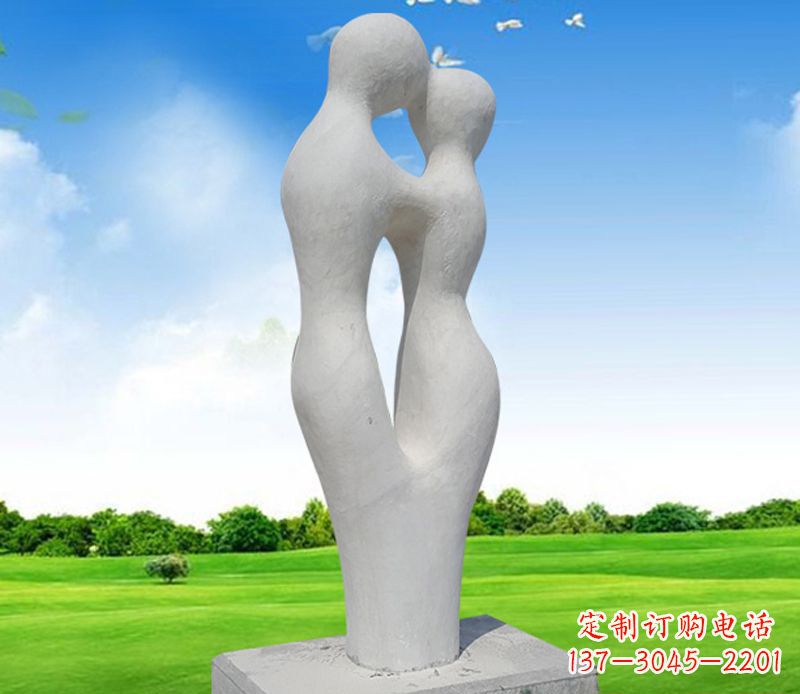 大理石少数民族情侣石雕