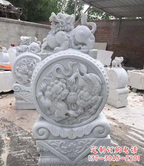 大理雕塑 - 大理/石狮子 大理雕塑 - 大理/石狮子