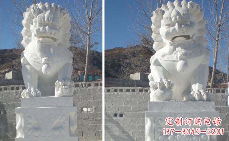 大理石狮子雕塑