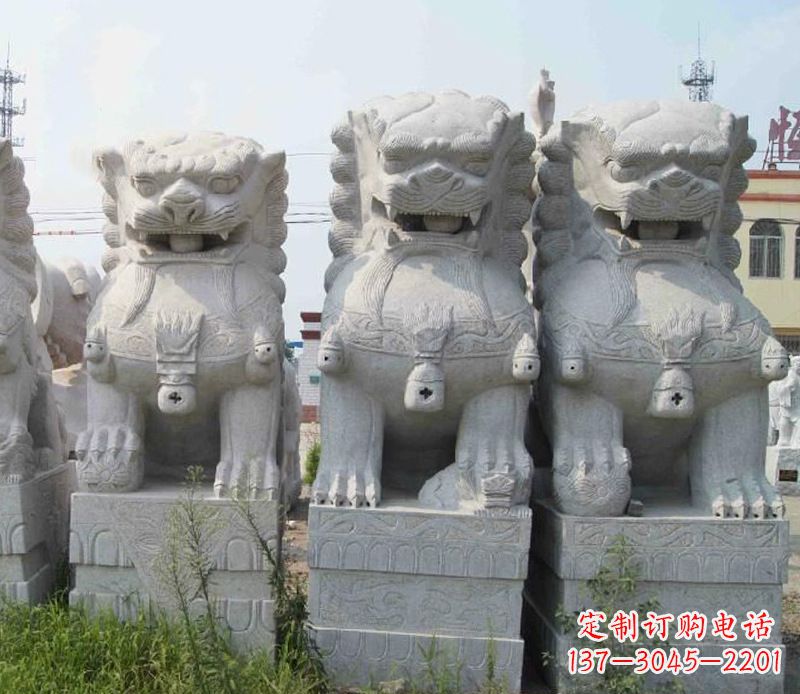 大理石狮子北京狮子石雕