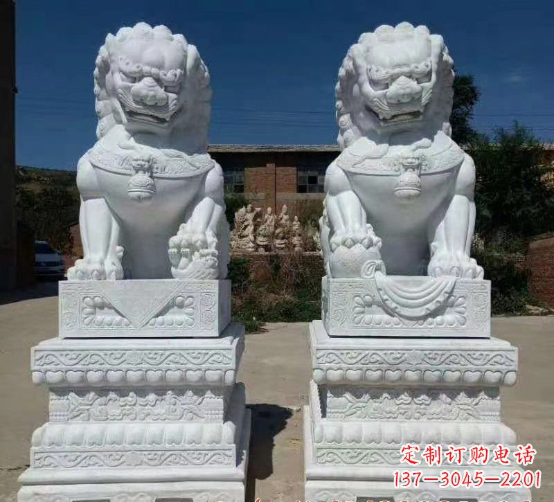 大理石狮子石雕