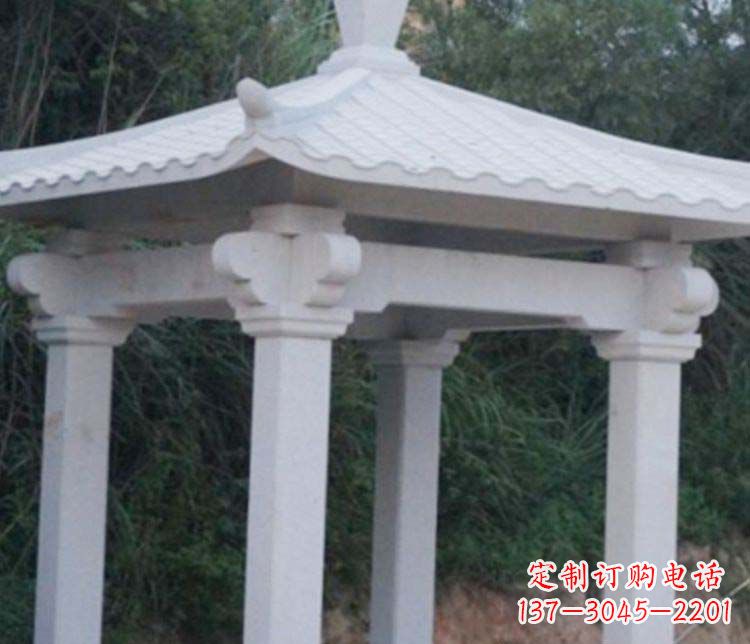 凉亭雕塑 - 大理石/四角/凉亭/石雕 凉亭雕塑 - 大理石/四角/凉亭/石雕