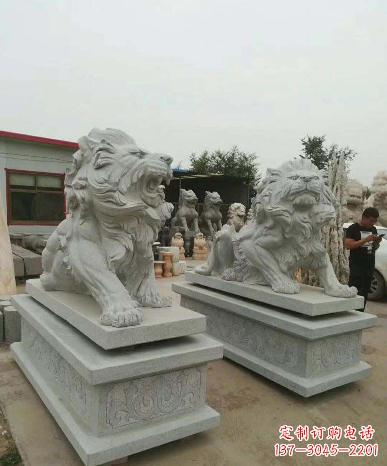 大理石西洋狮雕塑