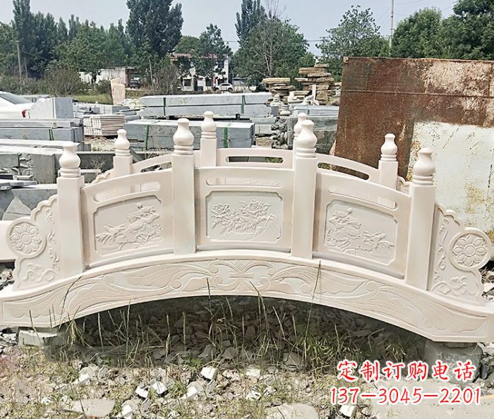 大理石小型石雕拱桥 (2)