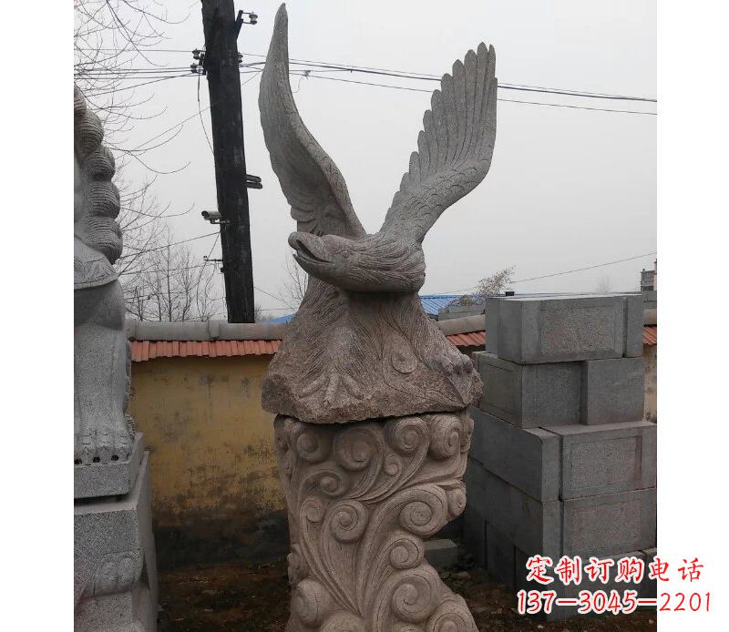 大理石雄鹰雕塑
