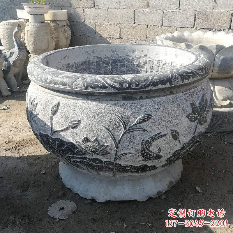水缸雕塑 - 大理石/园林/水缸/摆件 水缸雕塑 - 大理石/园林/水缸/摆件