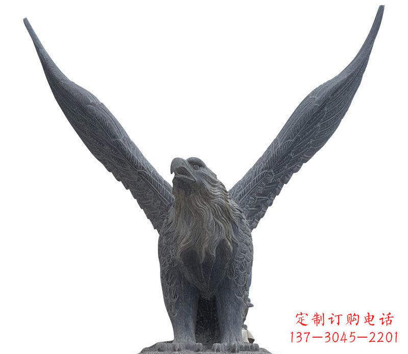 大理石展翅老鹰
