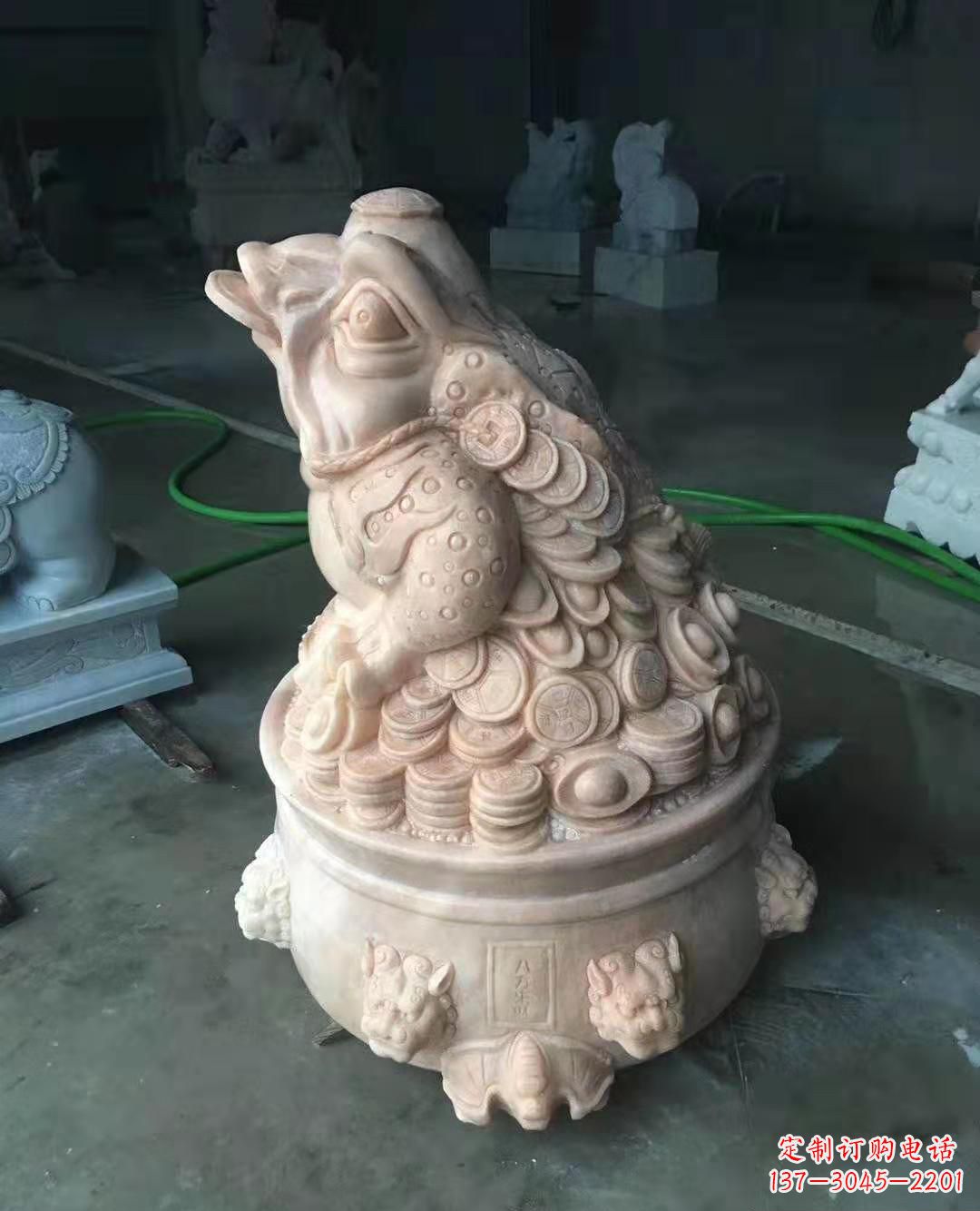 大理石/财金/商场/动物/石雕-大理石招财金蟾雕塑商场招财动物石雕 大理石/财金/商场/动物/石雕-大理石招财金蟾雕塑商场招财动物石雕