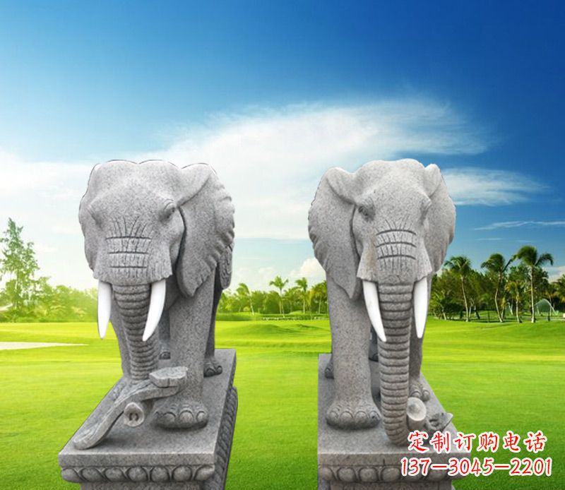 镇宅雕塑 - 大理石/招财进宝/大象/镇宅/石雕 镇宅雕塑 - 大理石/招财进宝/大象/镇宅/石雕