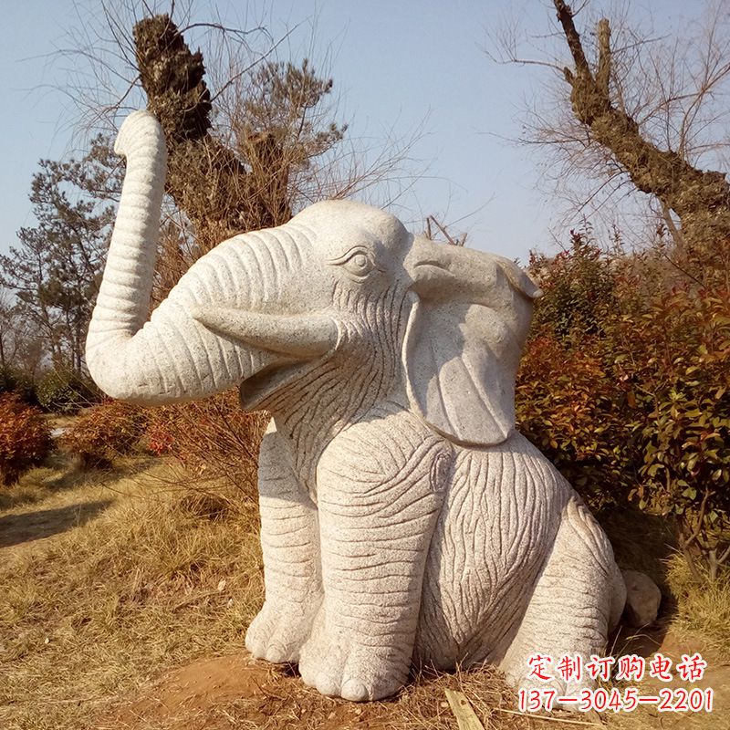 大象公园的浮雕石壁