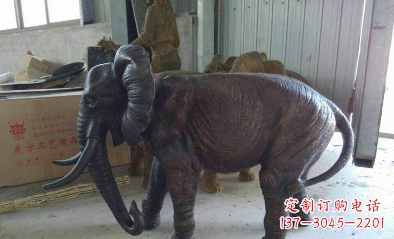 大象铜雕广场动物雕塑 大象铜雕广场动物雕塑