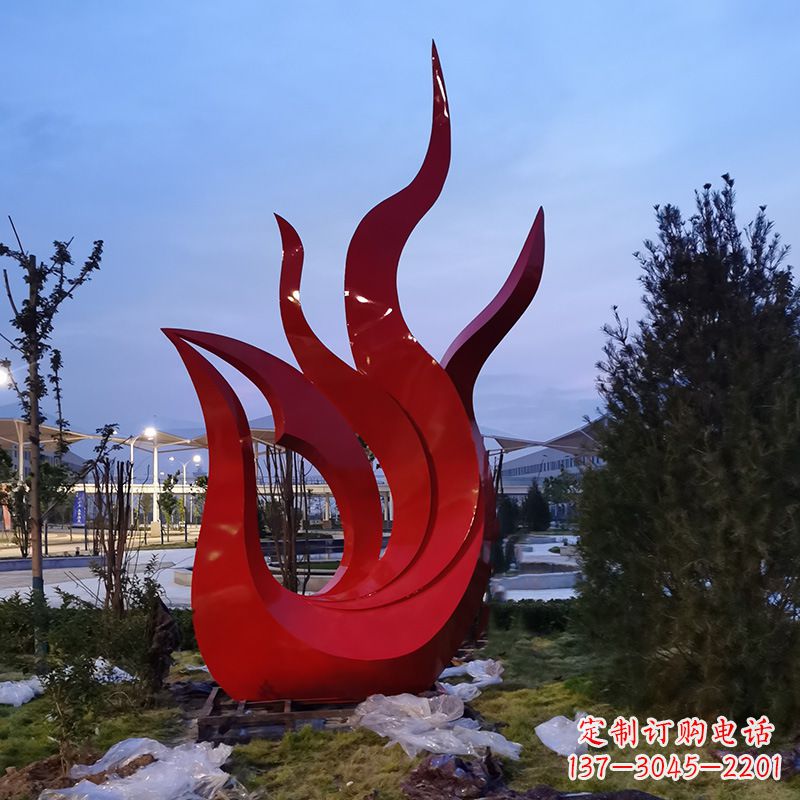 精致工艺大型不锈钢凤凰雕塑
