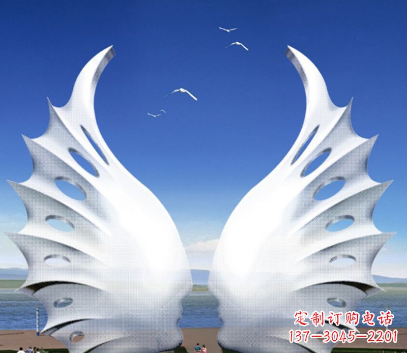 大型/翅膀/不锈钢-大型翅膀雕塑不锈钢