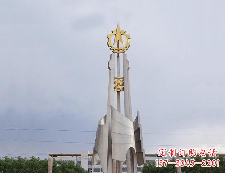 大型创意户外不锈钢景观雕塑
