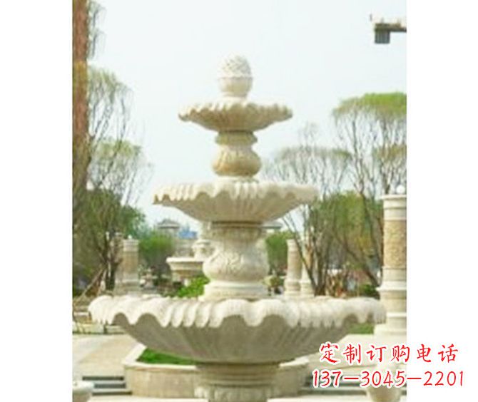大型多层喷泉石雕 (3)
