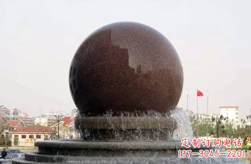 大型风水球喷泉石雕