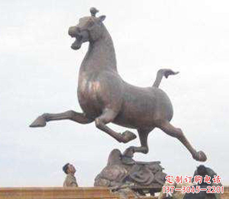 大型公园祥云铜雕马雕塑 大型公园祥云铜雕马雕塑