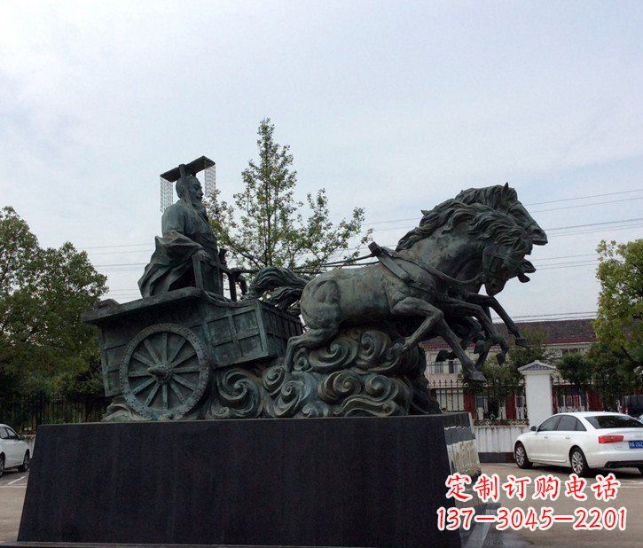 大型古代景观铜雕塑