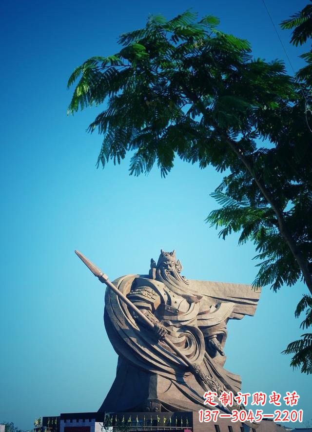大型关公石雕