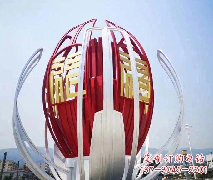 大型广场不锈钢景观雕塑