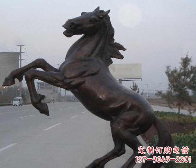 大型广场马铜雕塑 (2)