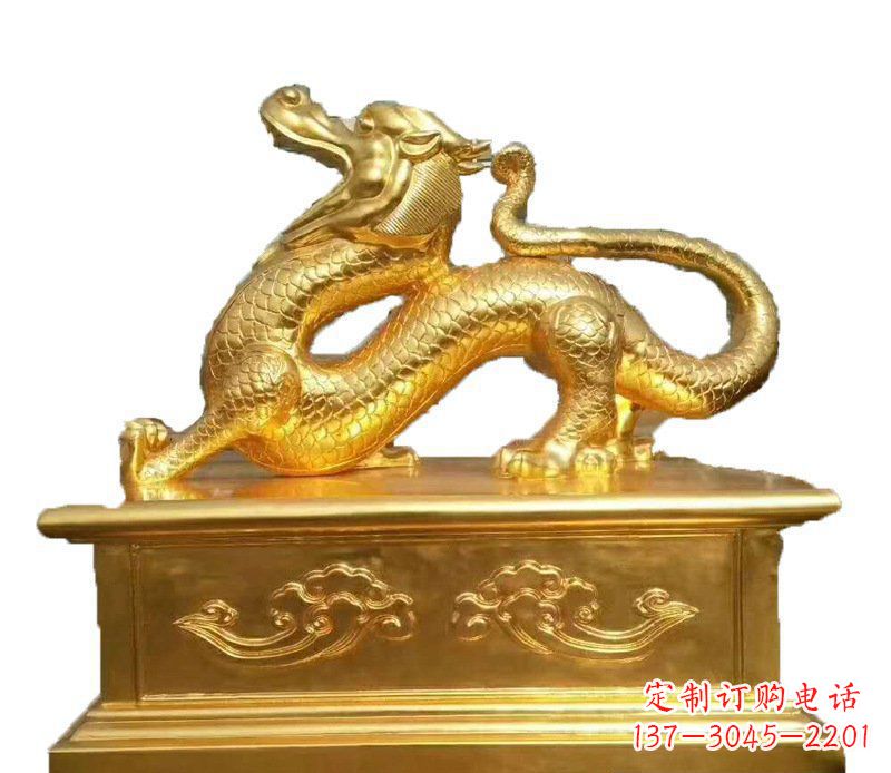 大型广场中国龙铜雕风水摆件