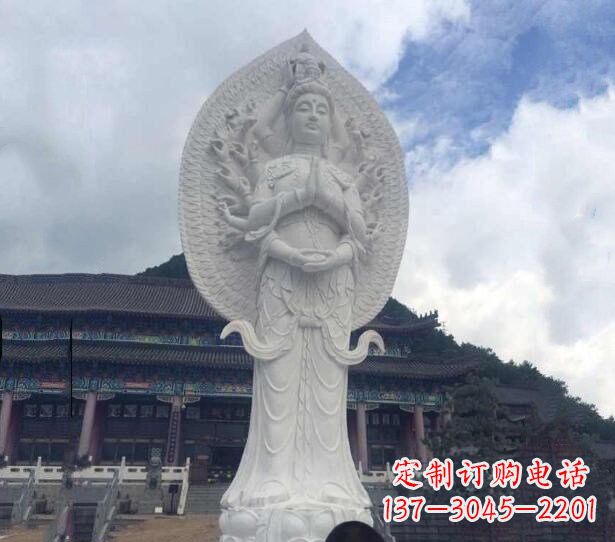 精美汉白玉观音雕塑 精美汉白玉观音雕塑