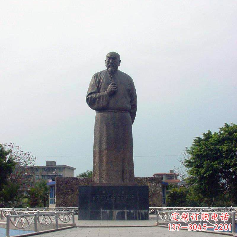 大型景区历史文化名人林则徐景观石雕像