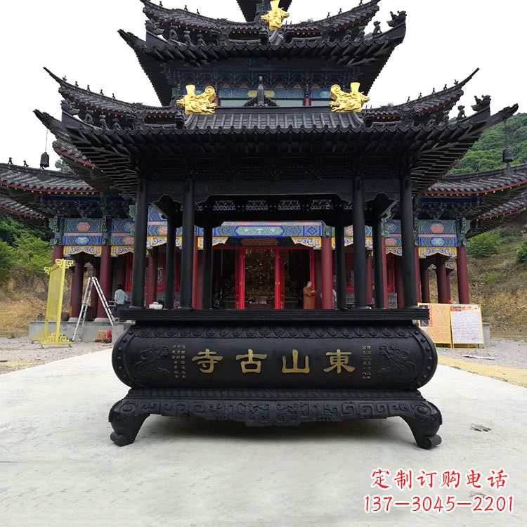 大型寺庙香炉雕塑