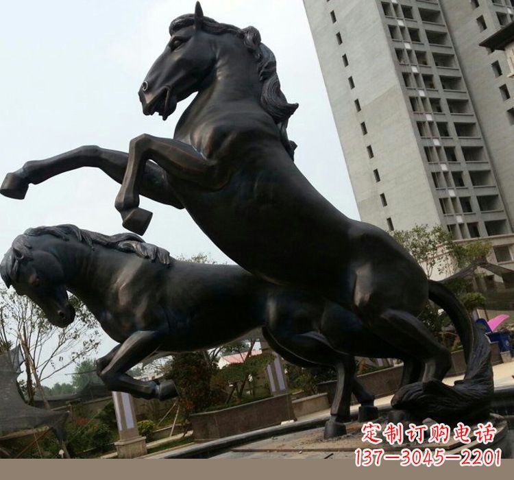 大型铜雕广场马雕塑