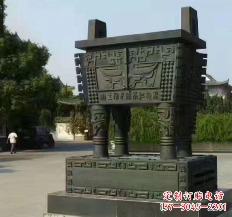 大型铜鼎雕塑