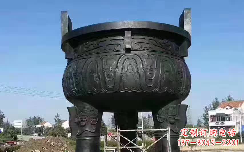 大型铜鼎雕塑