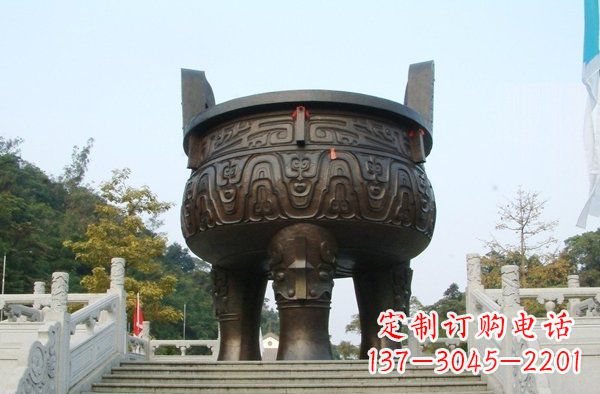 大型铜鼎寺庙铜雕