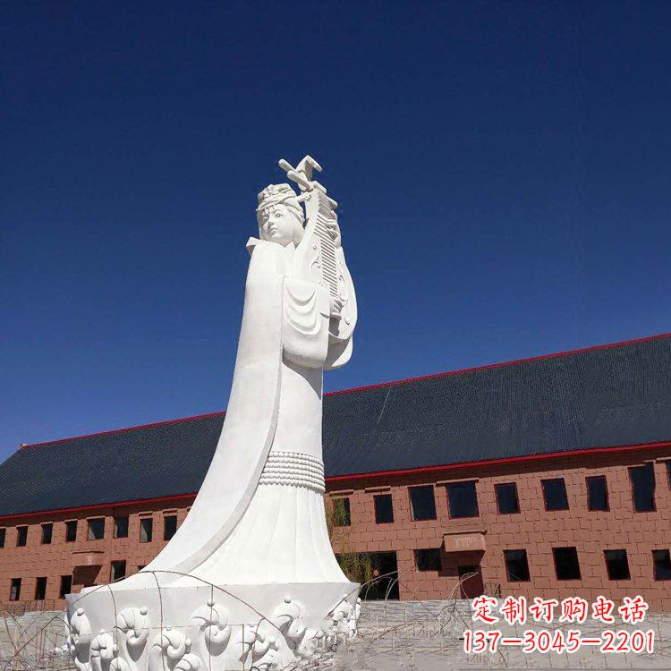 大型中国古代四大美女之王昭君出塞石雕塑