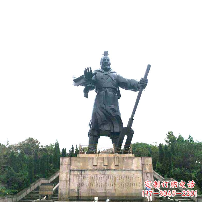 大禹治水景观雕像
