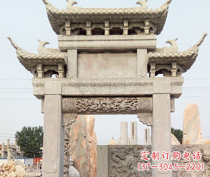 特色大理石牌坊石雕 特色大理石牌坊石雕