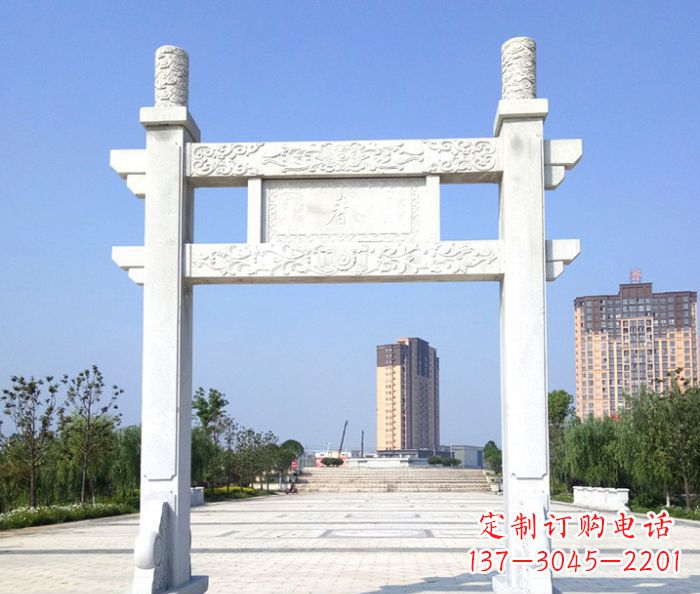 石牌楼雕塑 - 单门/景区/石牌楼 石牌楼雕塑 - 单门/景区/石牌楼