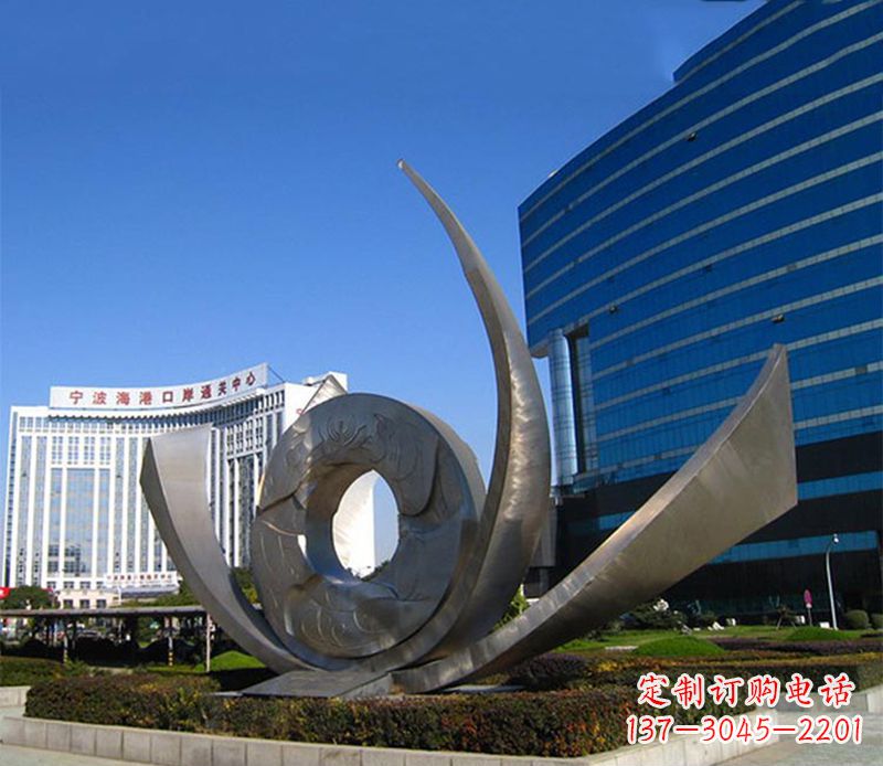 单位抽象景观雕塑