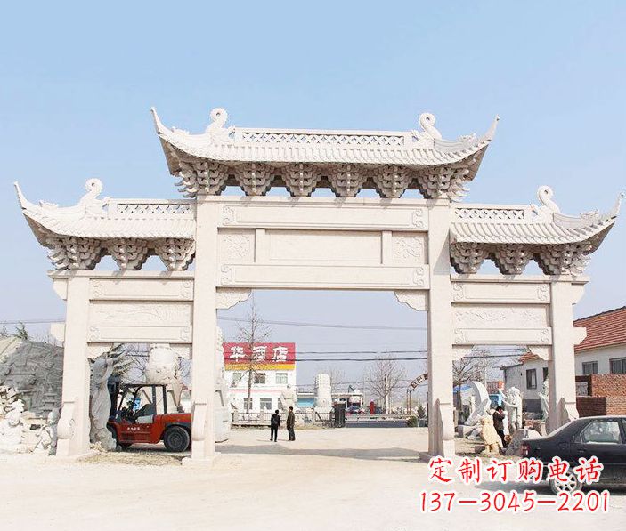 三门雕塑 - 道路/三门/牌坊/石雕 三门雕塑 - 道路/三门/牌坊/石雕