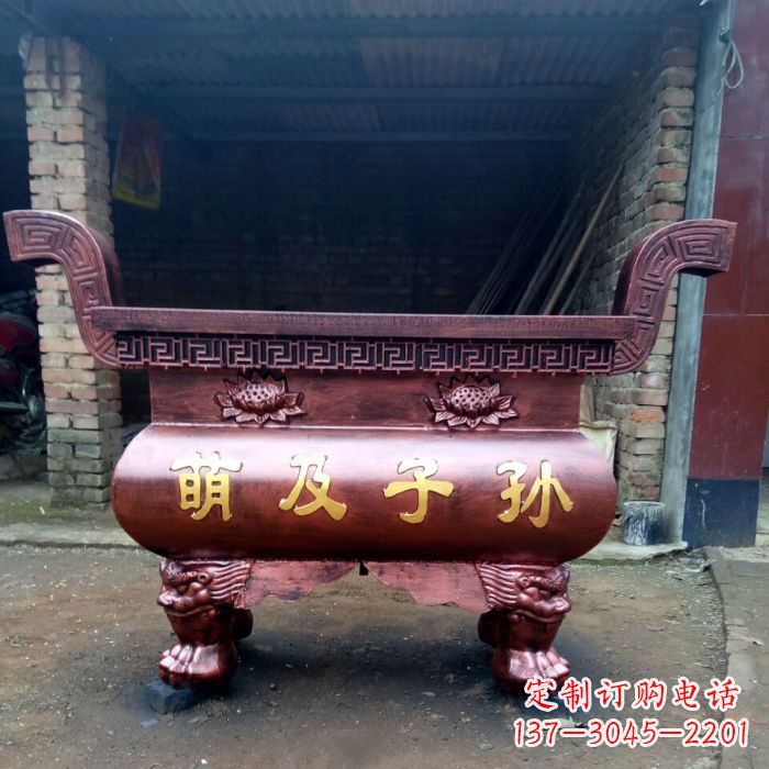 特色铜香炉雕塑 特色铜香炉雕塑