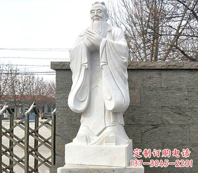 传统文化艺术——精美孔子雕塑 传统文化艺术——精美孔子雕塑