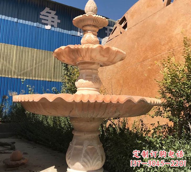 跌水盆喷泉石雕