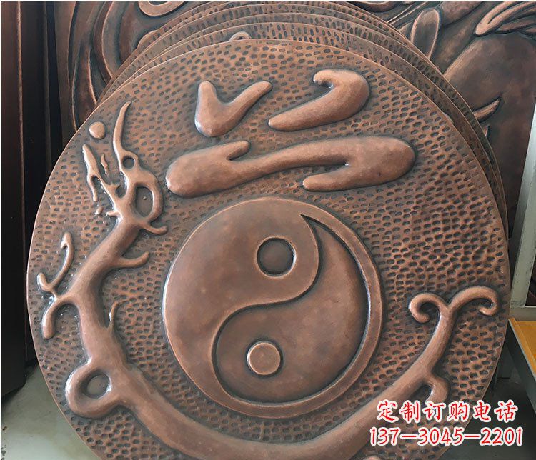 锻铜工艺雕刻景观摆件