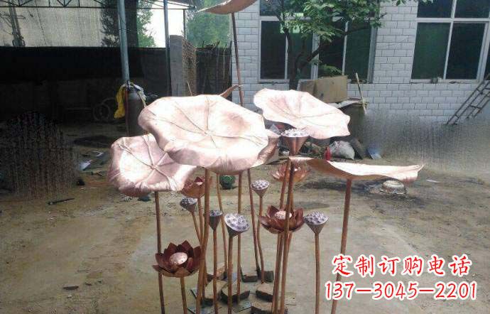 荷花雕塑 - 荷花/荷叶/莲蓬 荷花雕塑 - 荷花/荷叶/莲蓬