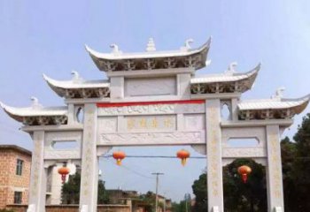 传承村庄牌坊石雕文化