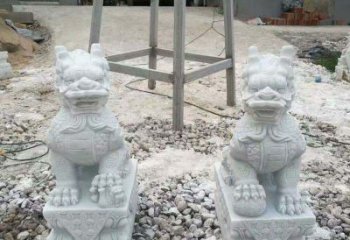 麒麟门口镇宅招财石雕