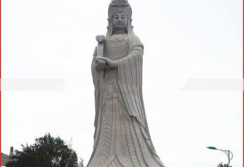 大理石大型妈祖神像雕塑