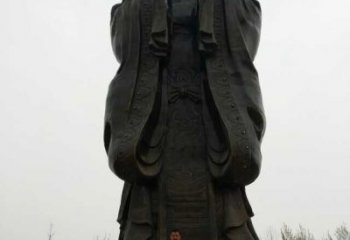 来自中国历史的象征——大型孔子铜雕