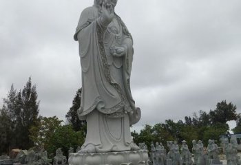 高端青石观音雕塑