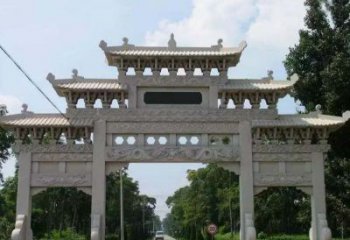 定制牌坊雕塑，传承中国传统文化